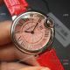 Ballon Bleu Cartier 33 mm Swiss Quartz Silver Roman Pink Leather Strap Copy Watch (2)_th.jpg